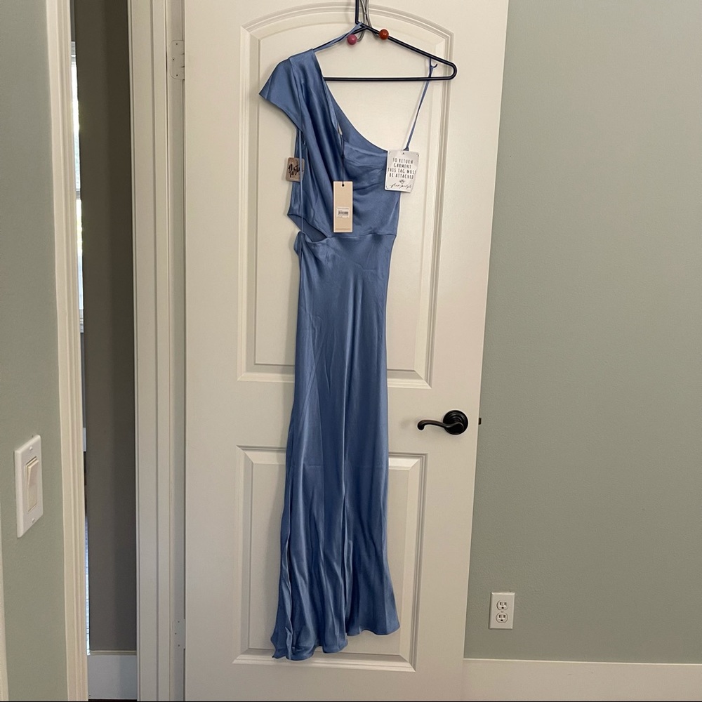 NWT bec and bridge Delphine cornflower dress-2 - Picture 4 of 7